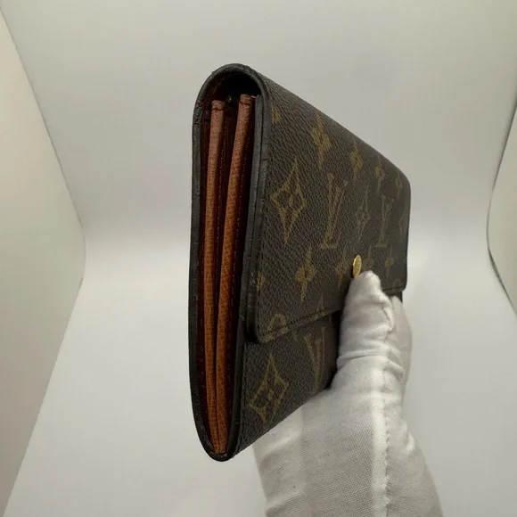 Louis Vuitton Vintage Brown Monogram Sarah Bifold Long Wallet - Picture 5 of 13